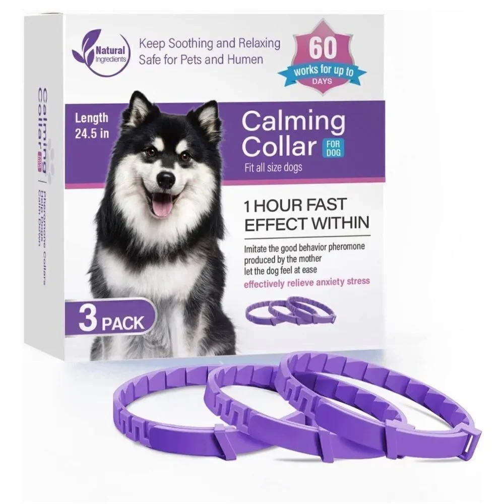 2x Box Dogs Calming Pheromones Collar, Relieve Reduce Anxiety or Stress